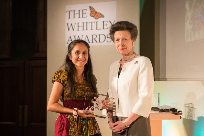 Shivani Bhalla, Whitley Awards 2014